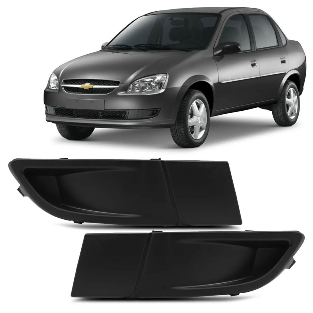 Moldura Grade Farol De Milha Corsa Classic 2011 2012 2013 2014 2015 2016 Sem Furo em Oferta na Shopee