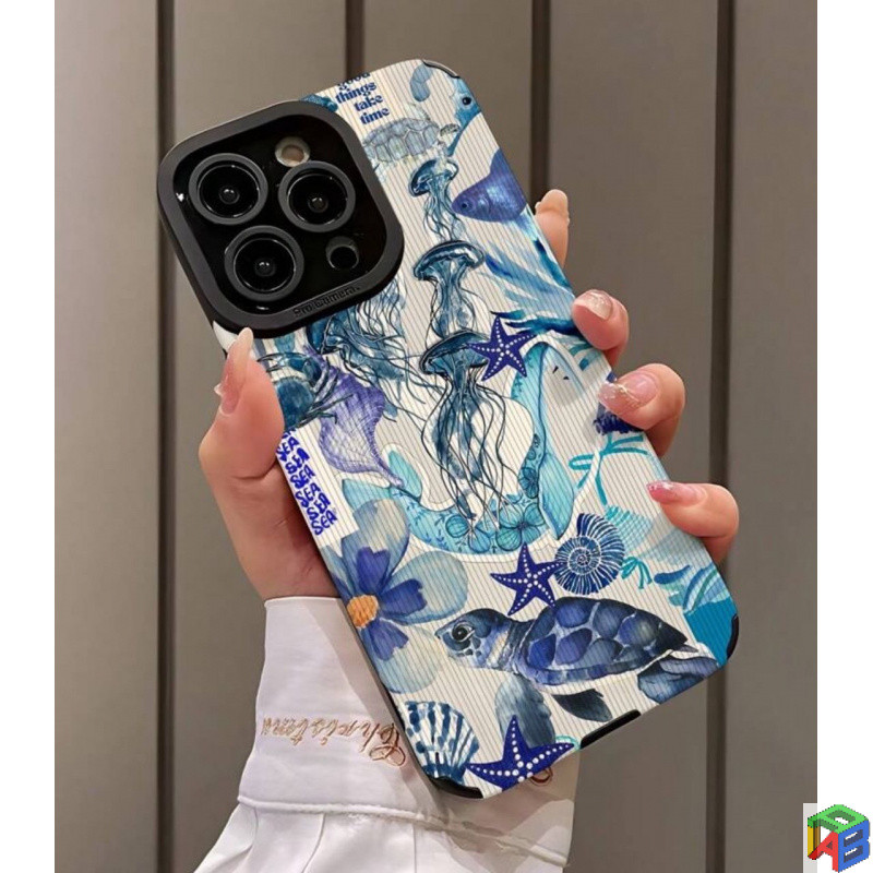 Capa Para Iphone 15/16promax Apple 14/13/12/11Promax 7/8plus Xsmax XR Mar Piso Mundo , Acessórios À Prova De Choque De s em Oferta na Shopee