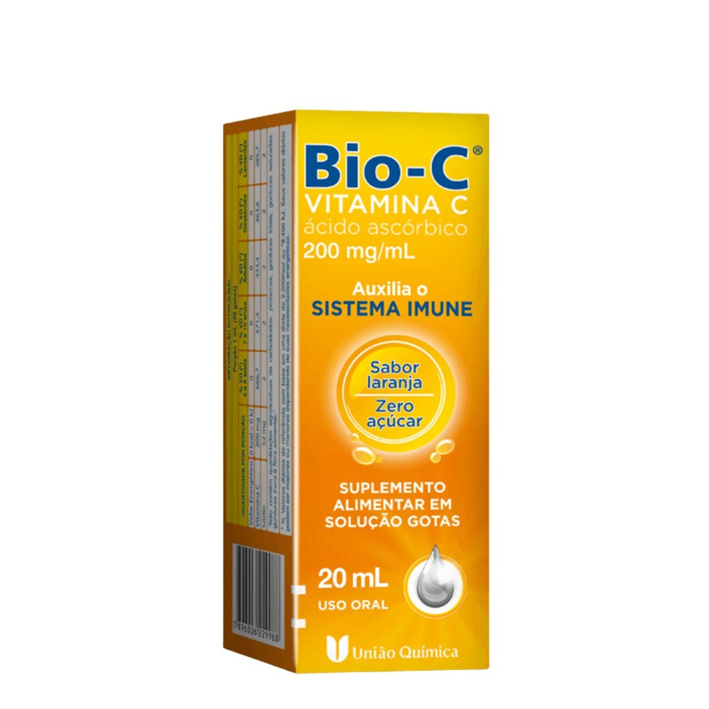 Bio-C Vitamina C 200mg/ml Gotas 20ml em Oferta na Shopee