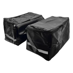 Mochila Alforge Lateral Entrega Motoboy Fechado Com Ziper