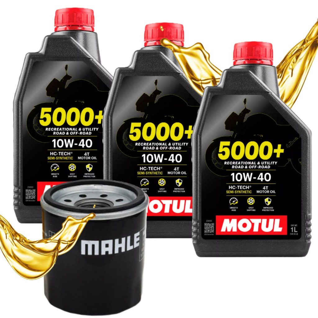 Troca de Óleo Mt03 Mt07 Mt09 R3 R6 Xj6 Motul 5000+ 10w40 + Filtro em Oferta na Shopee
