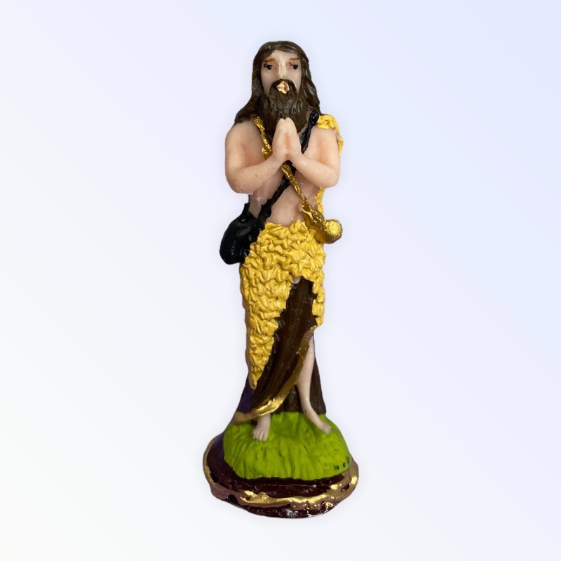 Escultura Santo Onofre 8 cm Resina  Protetor dos Alcoólatras