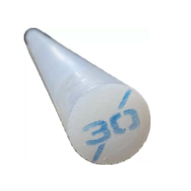 Nylon PA Tarugo 30mm (diâmetro) X 50cm (comprimento) Bastão Plástico para Usinagem