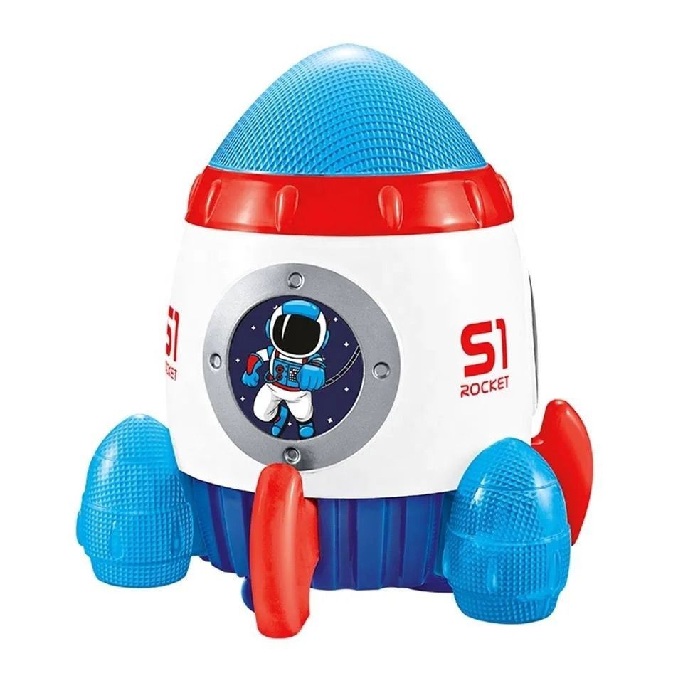 Novo rocket espacial elétrico, brinquedo com luz, música