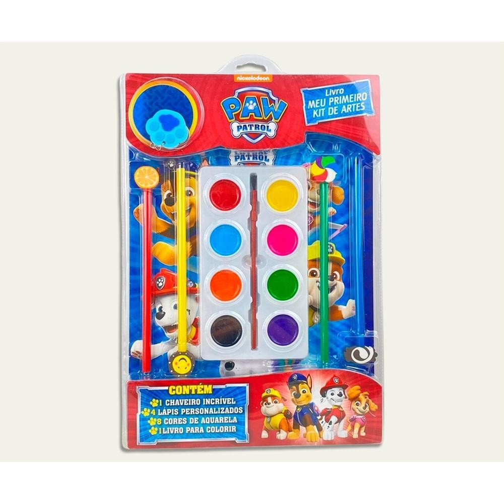 Patrulha Canina Livro Meu Primeiro Kit de Artes em Oferta na Shopee