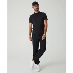 Calça Básica Masculina Em Moletom Flanelado
