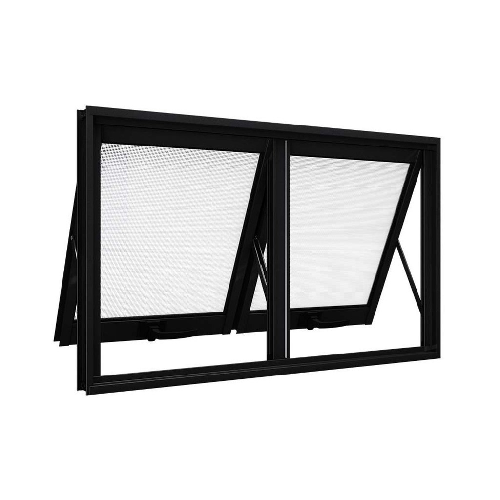 Janela de Aluminio Maxim-ar Duplo Horizontal 60x118cm Lucasa - Home & Living