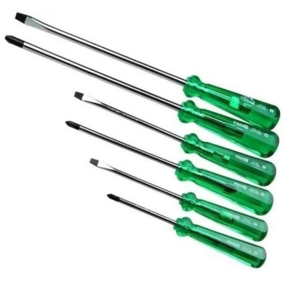 Kit Jogo Chaves De Fenda E Phillips Simples E Cruzada 6 Peças Lotus em Oferta na Shopee