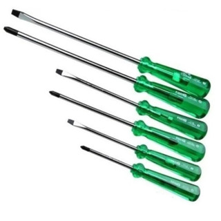 Kit Jogo Chaves De Fenda E Phillips Simples E Cruzada 6 Peças Lotus em Oferta na Shopee