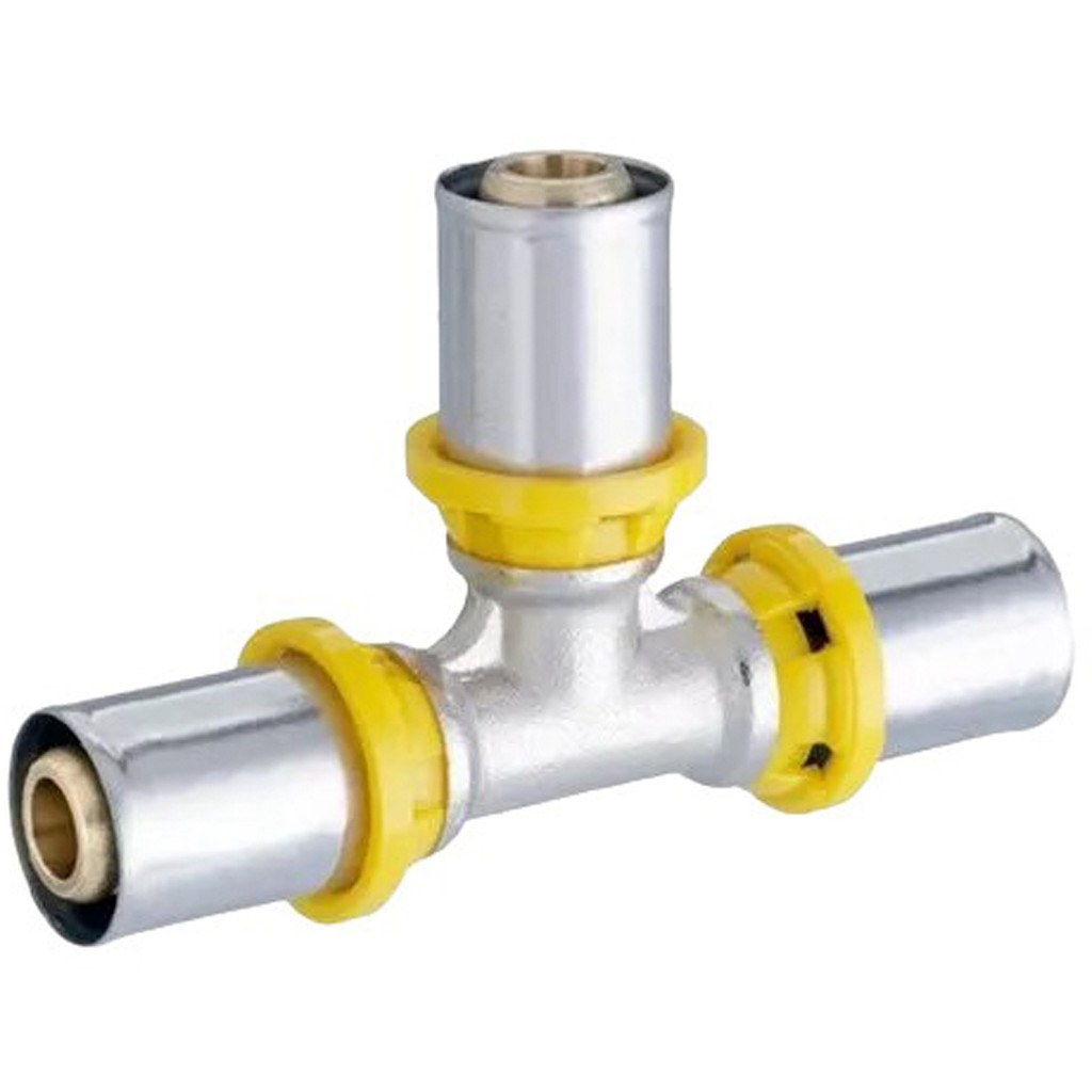 Tee de Compressão para Tubo Multicamada 16mm X 16mm X 16mm