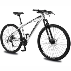 Bicicleta aro 29 KRW Alumínio 24 Vel Shimano Altus Freio Hidráulico Suspensão C/ Trava de ombro KR11