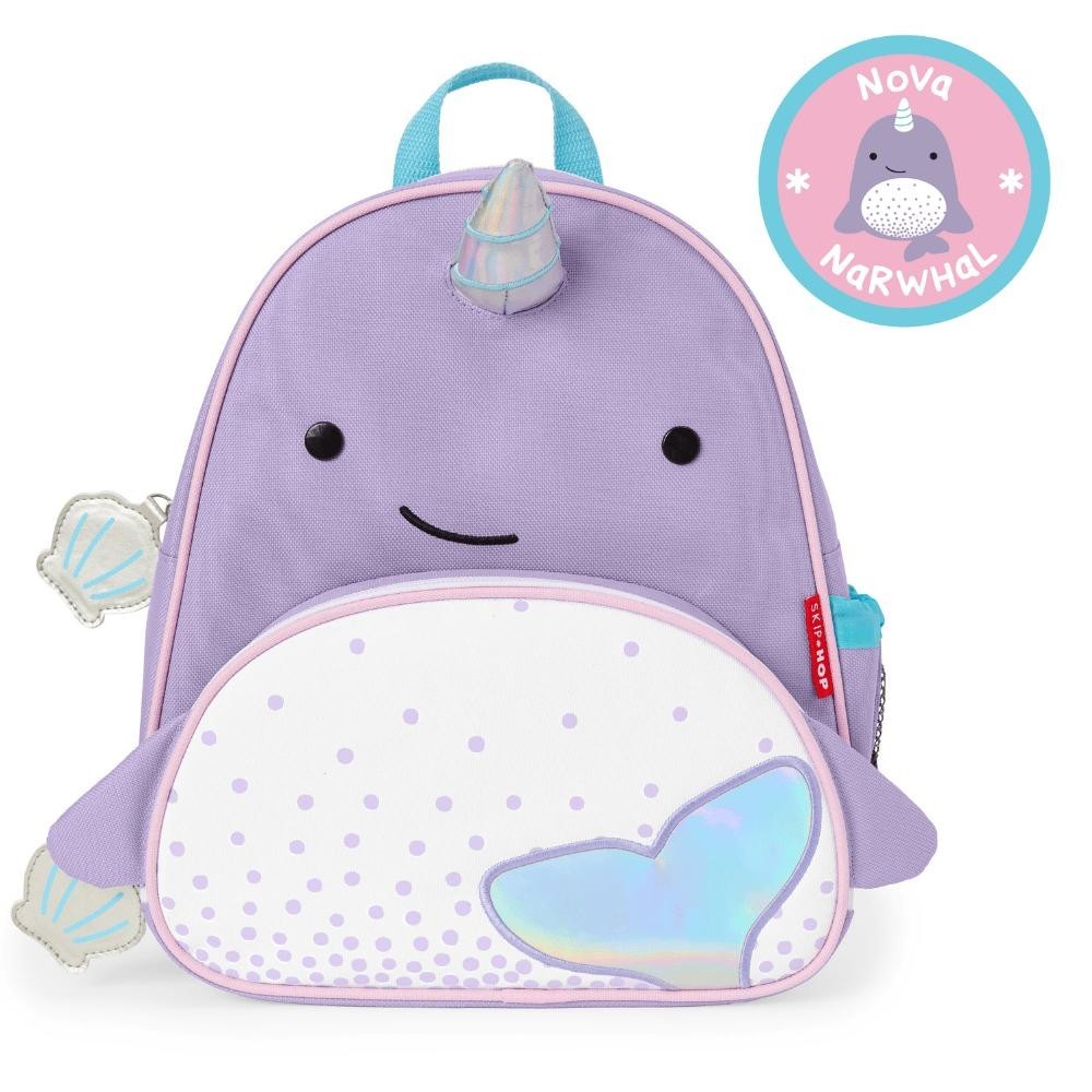 Mochila Infantil Zoo Baleia Narval Skip Hop em Oferta na Shopee