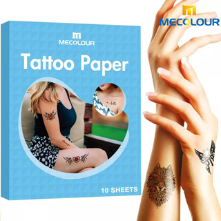 Tatuagem Temporaria Imprimir De Laser 10 Folhas Mecolour em Oferta na Shopee