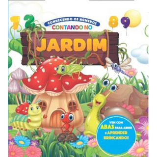 CONHECENDO OS NÚMEROS   CONTANDO NO JARDIM em Oferta na Shopee