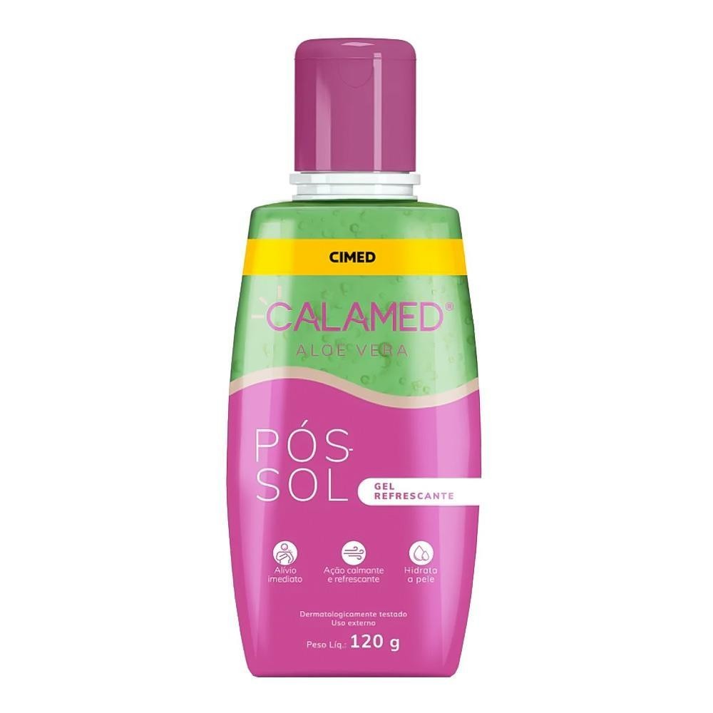 Loção Pós-Sol Refrescante Em Gel Calamed Aloe Vera 120g em Oferta na Shopee