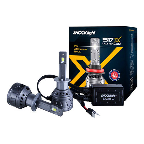 PAR LÂMPADAS SUPER LED S17X SHOCKLIGHT 5500LM 6500K 9-32V ENCAIXES em Oferta na Shopee