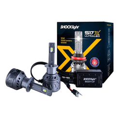PAR LÂMPADAS SUPER LED S17X SHOCKLIGHT 5500LM 6500K 9-32V ENCAIXES