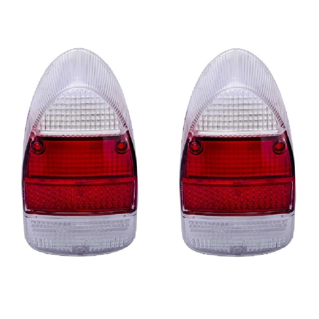 Par Lente Lanterna Traseira Fusca 1300L 1500 1970 1971 1972 1973 1974 1975 1976 1977 1978 1979 Cristal