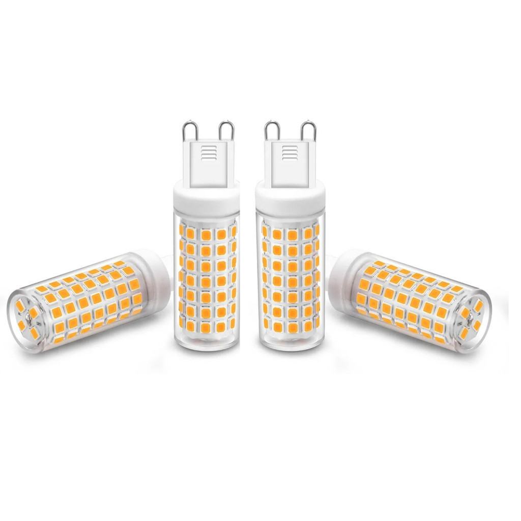 Kit 4 Lampadas Led Halopim G9 7W Lustre Luminaria 110v 220v