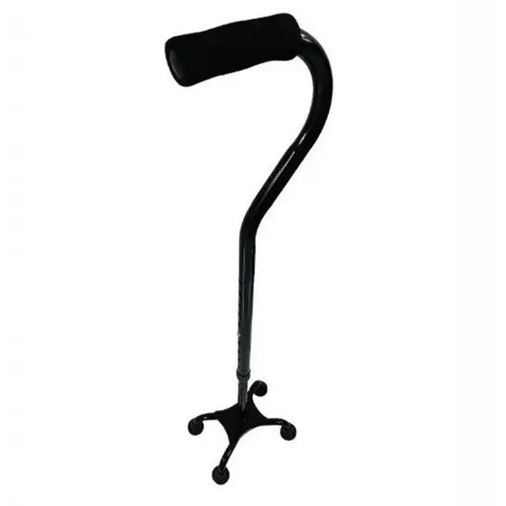 Bengala Tipo Curva 4 Pontas Alumínio Regulável - Supermedy