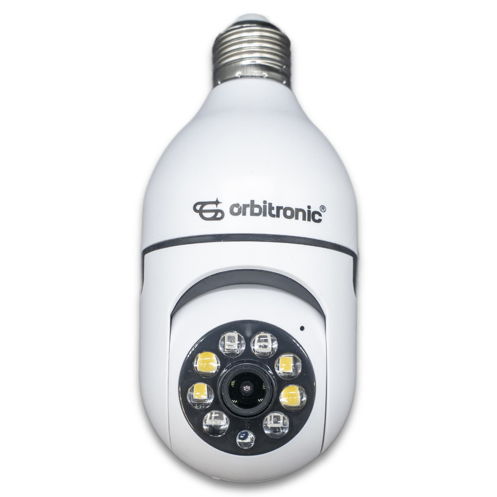Camera Segurança Panoramica Lampada Wifi Espia C/rastreio Orbitronic ads