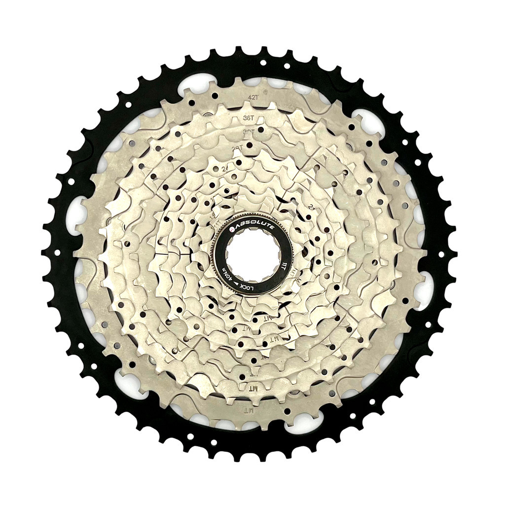 CASSETE 11V ABSOLUTE 11/50D PRATA C/ PRETO - MTB em Oferta na Shopee
