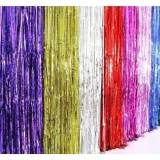 Cortina Metalizada Franja 2M X 1M Painel Decoração Festa em Oferta na Shopee