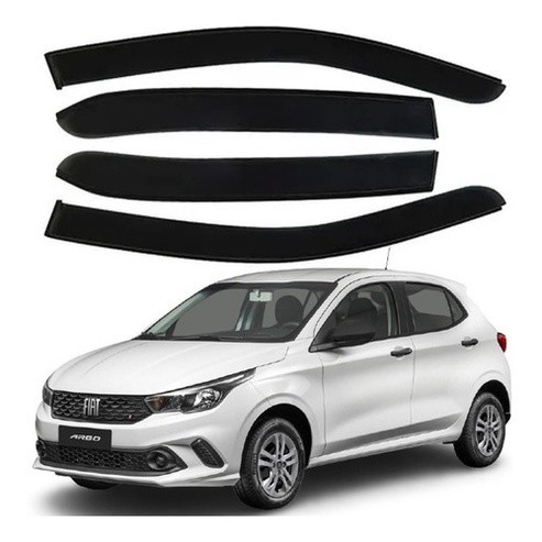 Defletor Calha de Chuva Argo 2017 a 2023 4 Portas Ecoflex