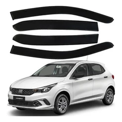 Defletor Calha de Chuva Argo 2017 a 2023 4 Portas Ecoflex