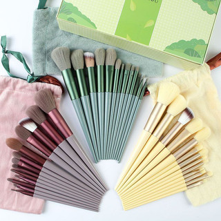 Kit 13 Pçs Pincéis De Maquiagem Contorno Kabuki Profissional Aleatoria