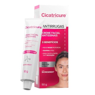 CICATRICURE CREME ANTISSINAIS COM 50G em Oferta na Shopee