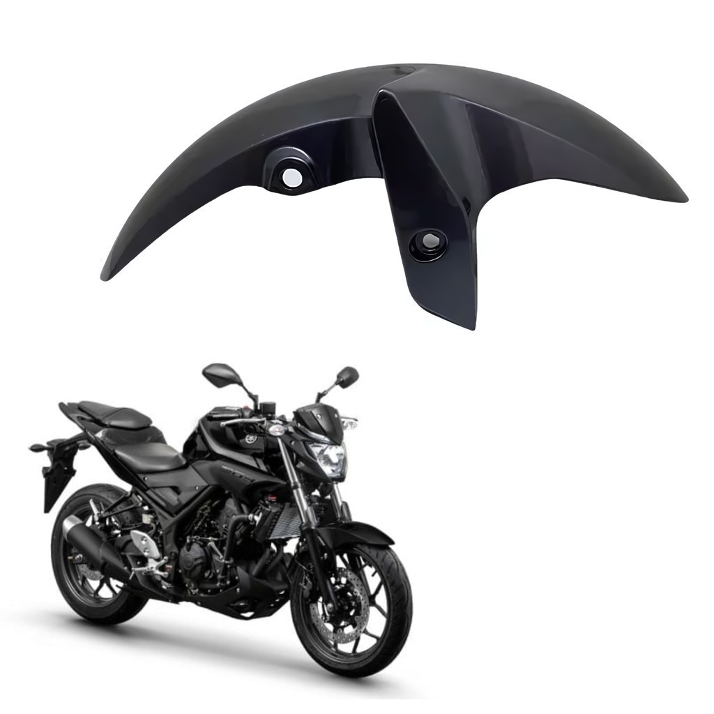 PARALAMA DIANTEIRO CINZA YAMAHA MT03 R3 2016 2017 2018 2019 2020