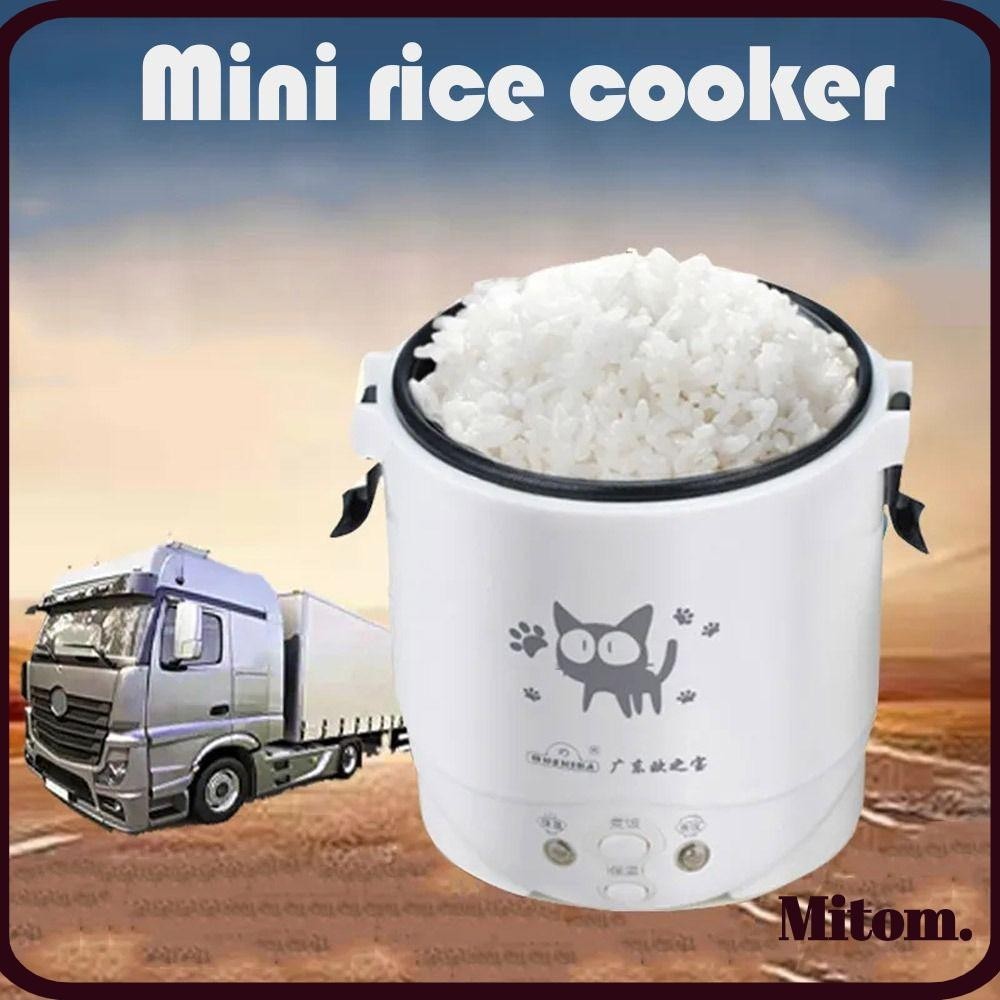 MITOM Panela Elétrica De Arroz , Cozinhar | Panelas MultiCooker , Sopa Portátil Para Caminhão De Carro Home 12V 24V 220V Doméstico