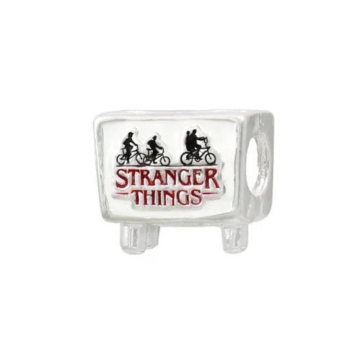 Berloque Stranger Things Banho Prata Pulseiras Berloques