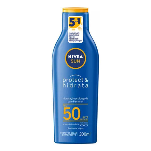 Protetor Solar Sun Protect e Hidrata Fps50 200ml Nivea
