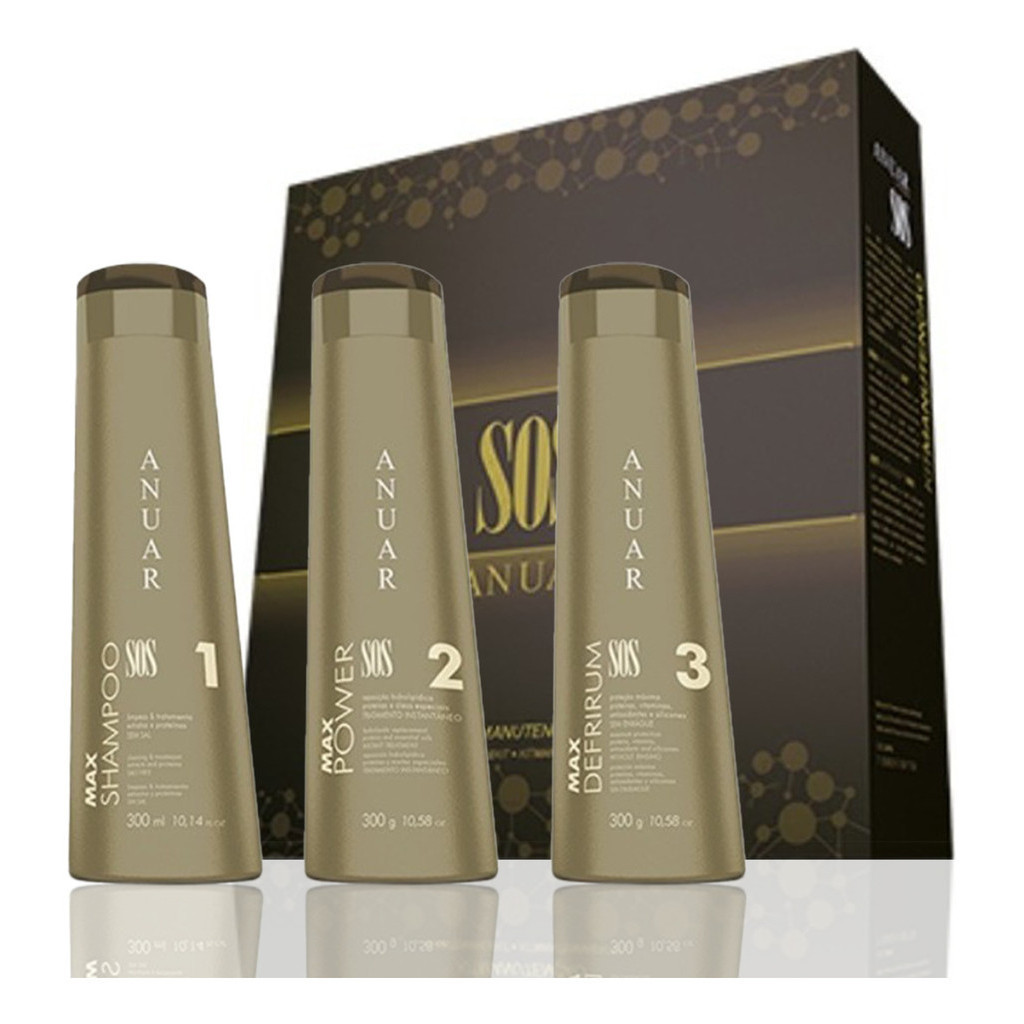 Kit Manutenção Sos 900 Ml Envio Imediáto