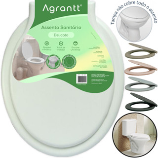 Assento Sanitário Tampa Vaso Delicato Soft Oval Celite Tigre Astra Deca Logasa Icasa Incepa Agrantt em Oferta na Shopee