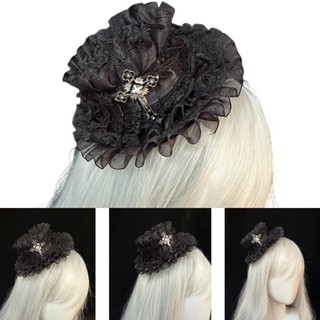 ELE Fashion Lace Designs Acessório De Cabelo Com Chapéu Funcionalidade Cosplay Grampo Para Melhorar Qualquer Penteado Ou