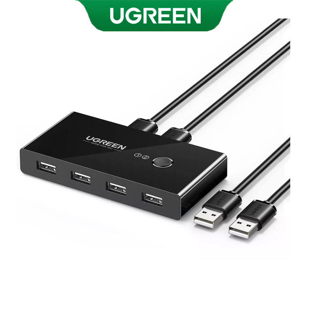 UGREEN Switch Selector USB Windows MacOS Linux Preto