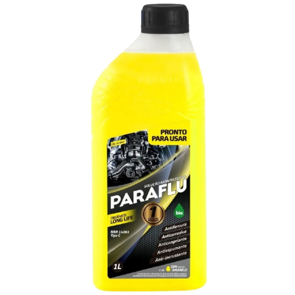 Aditivo Radiador Pronto Uso Paraflu Amarelo Orgânico 1l em Oferta na Shopee