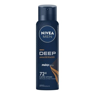 Desodorante Antitranspirante Aerosol Nivea Men Deep Amadeirado 150ml em Oferta na Shopee