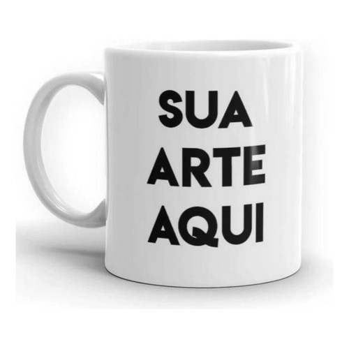Xicara Caneca Porcelana Personalizada Com Sua Arte 325ml em Oferta na Shopee