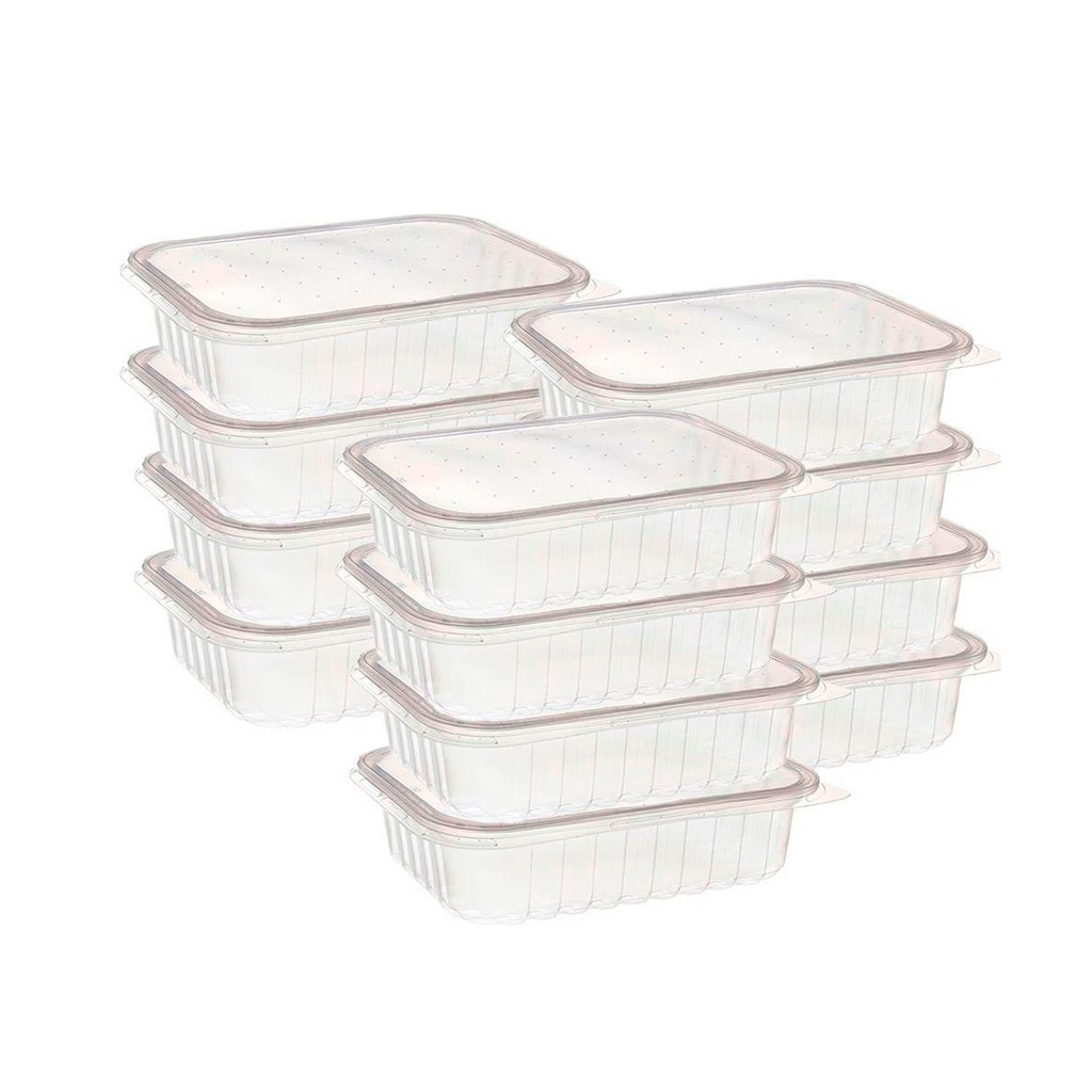 Conjunto Potes Marmita 24 Unidades 500ml Microondas Freezer - Home & Living