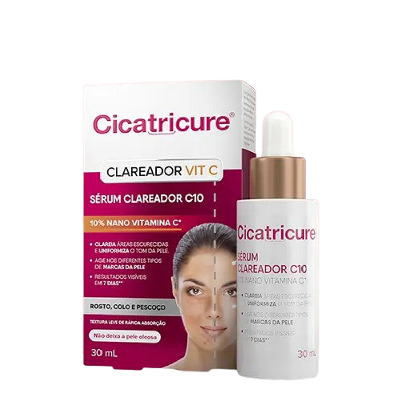 KIT CICATRICURE SERUM CLAREADOR 30ML + CONTORN DOS OLHOS 15G