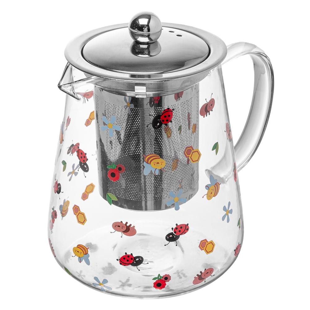 Chaleira com Filtro de Aço Inox Garden Party Lyor 750ml - Home & Living
