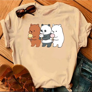 Camiseta Feminina Masculina Ursos Tomando Sorvete (FRENTE) Básica Algodão Camisa Costura Reforçada Unissex em Oferta na Shopee
