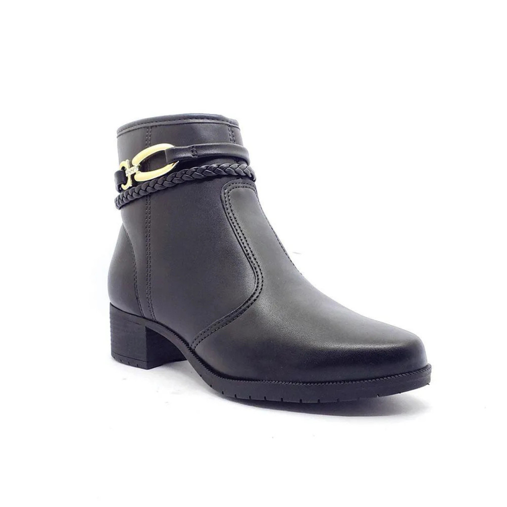 Bota Moleca Feminino Casual Cano Baixo Forrada Casual versátil confortável couro Original