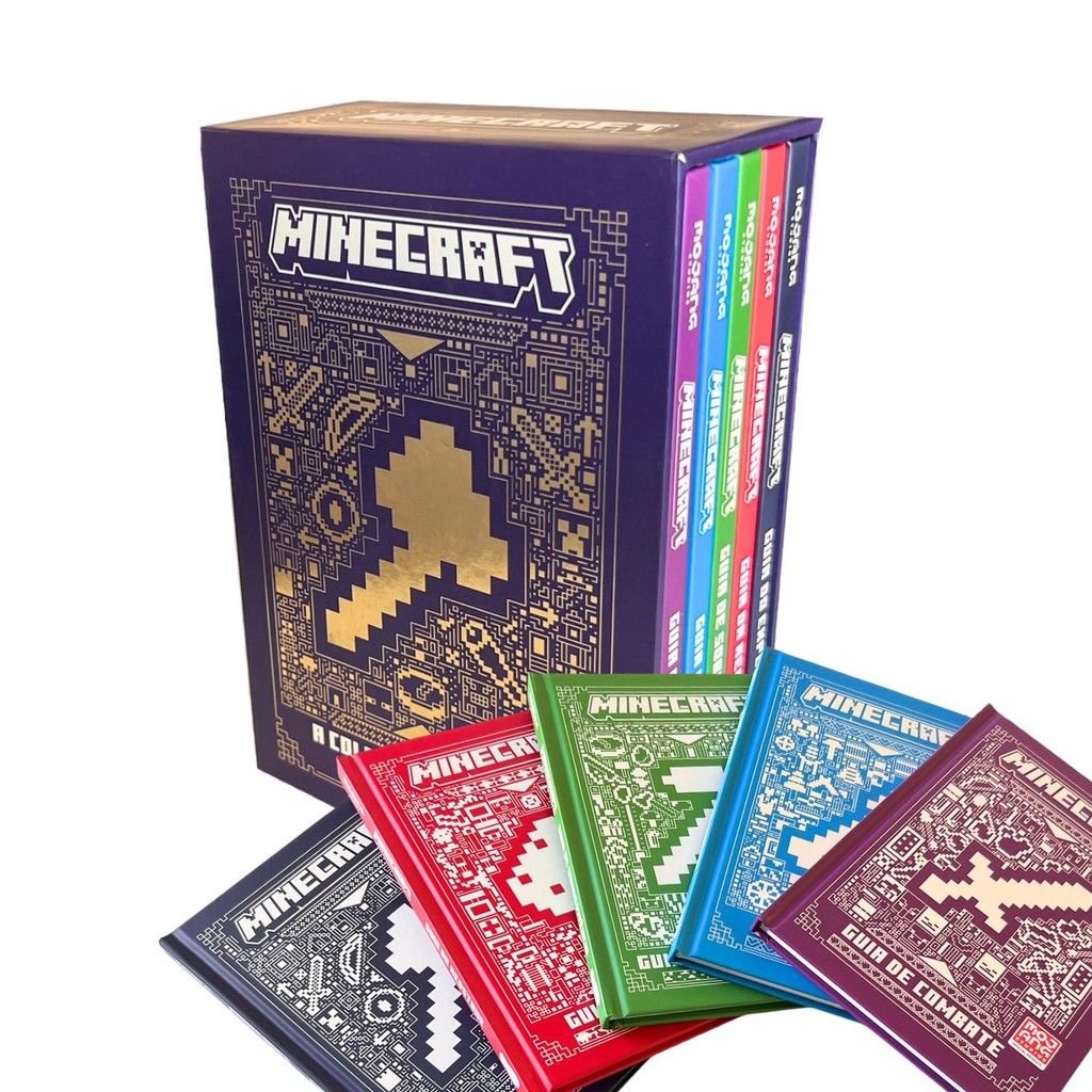Box Minecraft: A Coleção Definitiva de Guias - Mojang, Editora HarperCollins