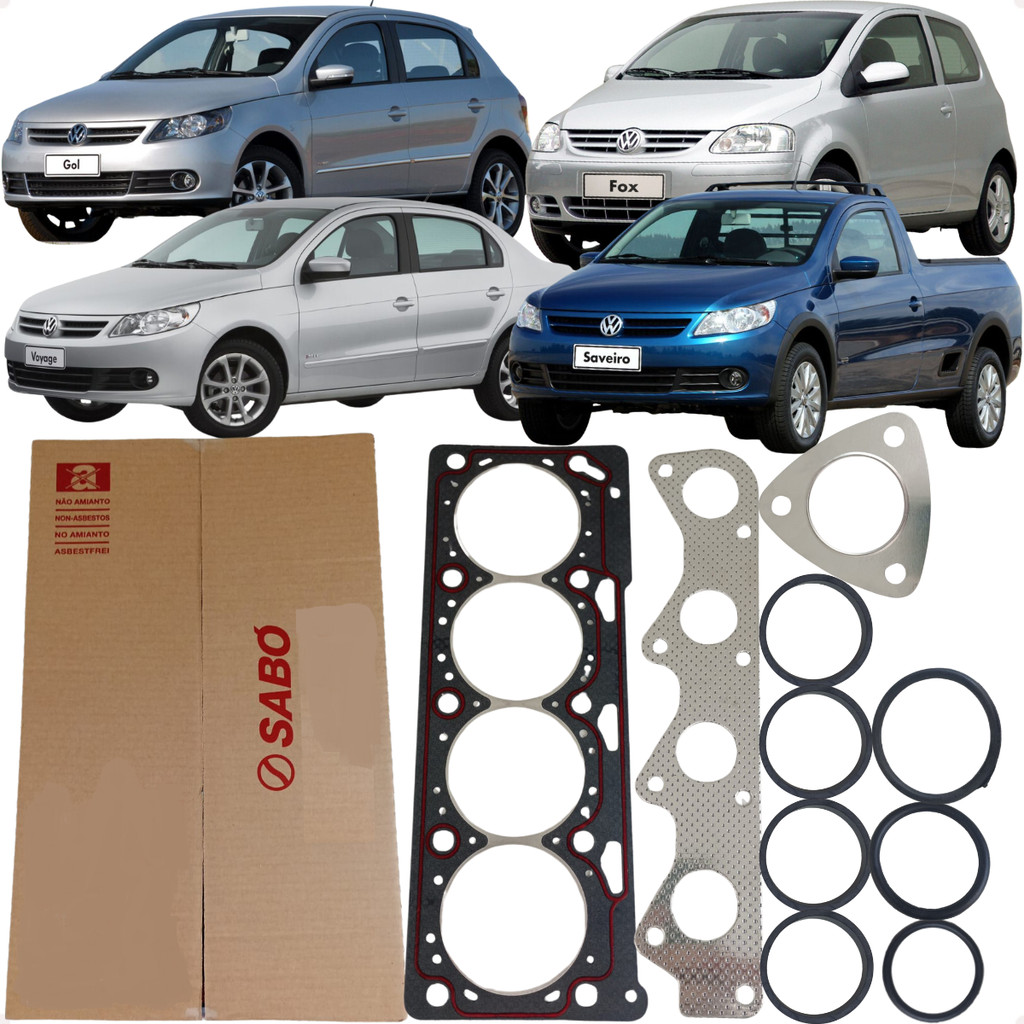 Jogo Junta Superior Cabeçote Gol Fox Voyage Saveiro 1.6 8v em Oferta na Shopee