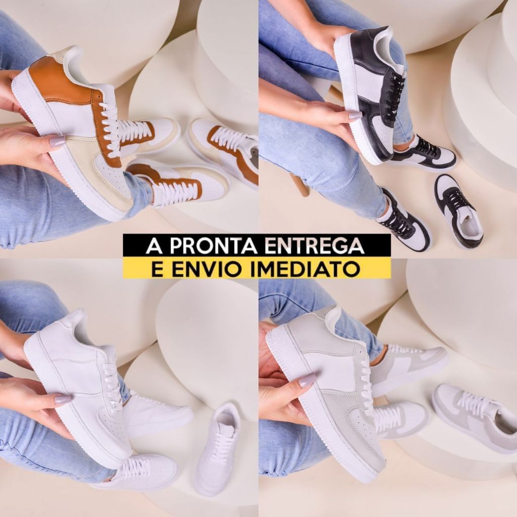 Tenis Unissex Casual Leve Solado Resistente Estilo Urbano faculdade caminhada streetwear resistente